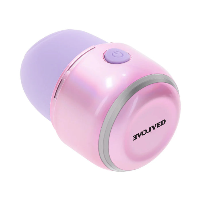 Evolved Vacation Vibes Tapping Rechargeable Silicone Stimulator With Travel Cover
