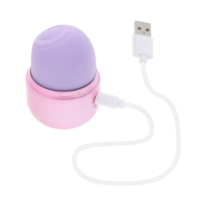 Evolved Vacation Vibes Tapping Rechargeable Silicone Stimulator With Travel Cover