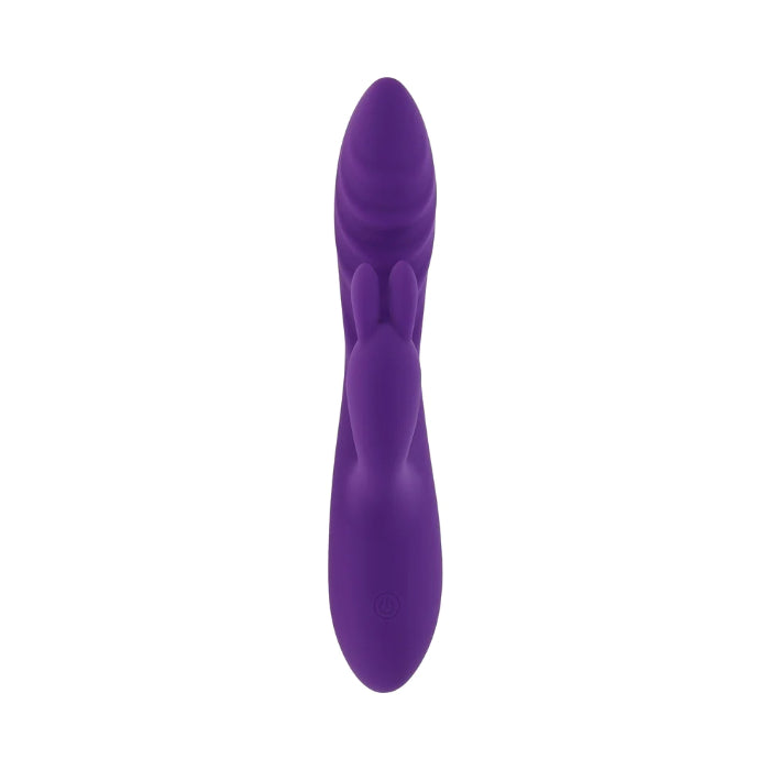 Evolved Wavy Silicone Rechargeable Textured Dual Motor Rabbit Style Vibrator