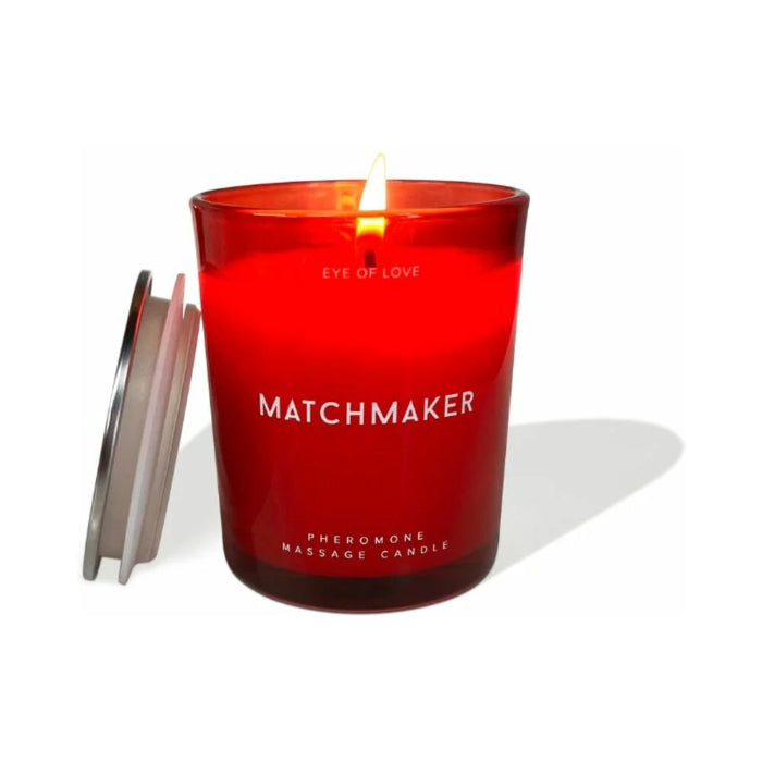 Eye of Love Matchmaker Red Diamond Attract Him Pheromone Massage Candle Developed With Millionaire Matchmaker Patti Stanger