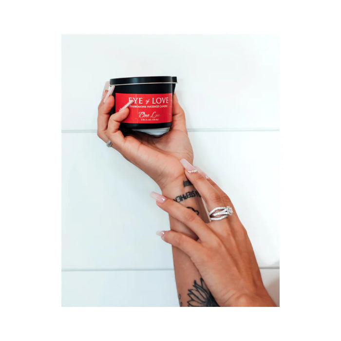 Eye of Love One Love Attract Him Pheromone Massage Candle For Massage and Temperature Play