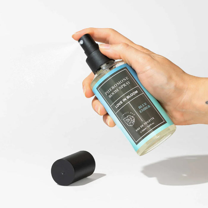Eye of Love Bloom Attract Her Pheromone Room Spray Blue Ember
