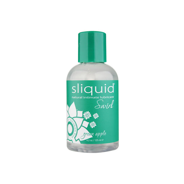 Sliquid Swirl Green Apple Flavored Vegan Water Lube