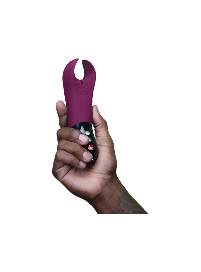Fun Factory Manta Vibrating Silicone Stroker With Handle