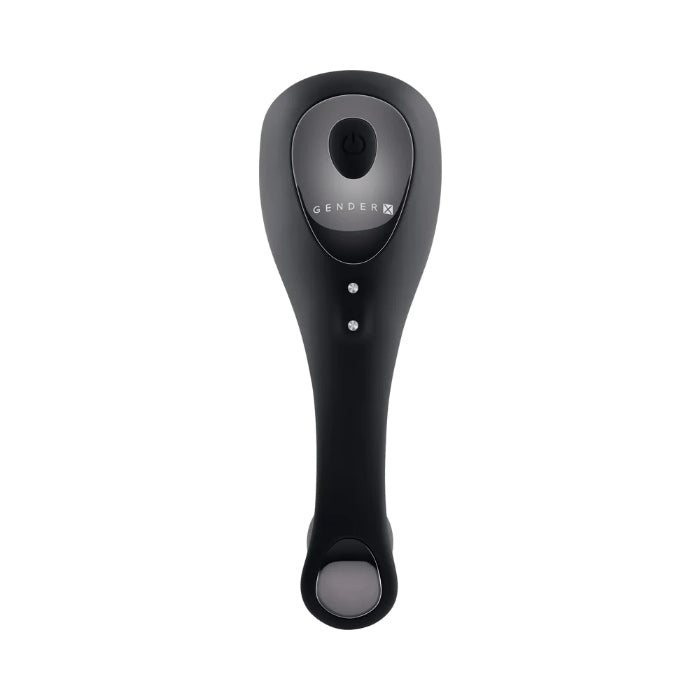 Gender X Back It Rechargeable Remote-Controlled Silicone Lasso Cock Ring And Plug