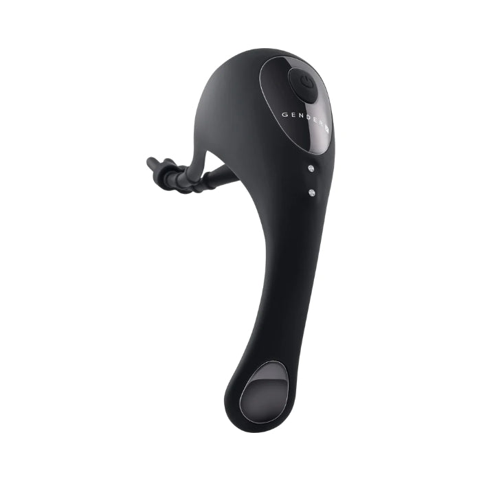 Gender X Back It Rechargeable Remote-Controlled Silicone Lasso Cock Ring And Plug