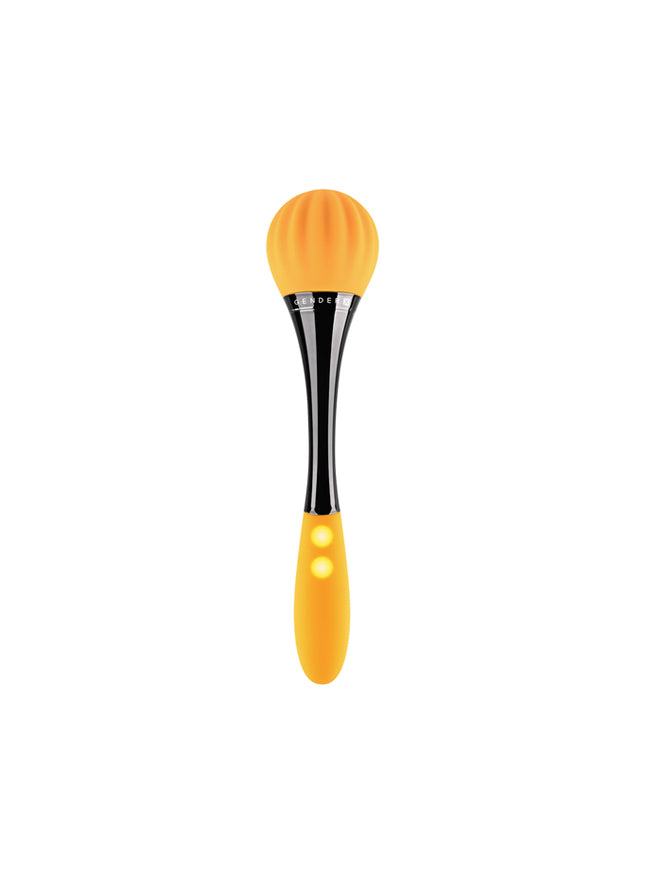 Gender X Sunflower Double-Ended Rechargeable Wand Style Silicone Vibrator