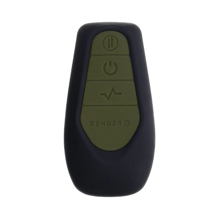 Gender X The Hunk Remote Control Rechargeable Vibrating Thruster With Muscular Torso Base