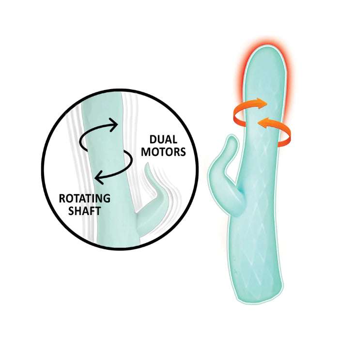 Nasstoys Goddess Heat Up Rechargeable Silicone Rotating Massager