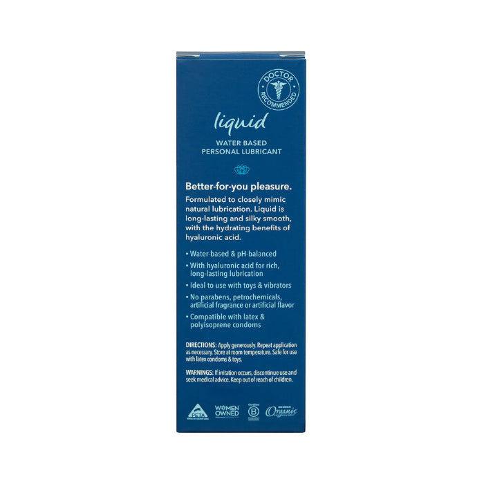Good Clean Love Liquid Water-Based Personal Lubricant With Hyaluronic Acid