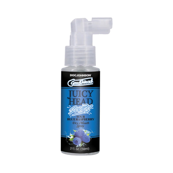 GoodHead Juicy Head Dry Mouth Spray Sour Raspberry Flavor Mouthwatering Spray