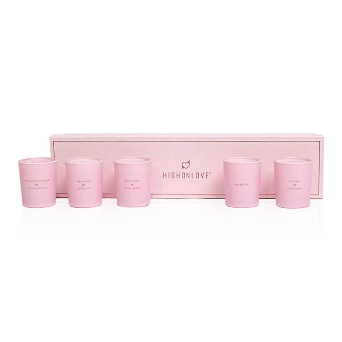 HighOnLove Mini Sensual Massage Candles Collection For Massage and Temperature Play