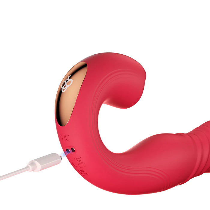 Honey Play Box Joi Thrust 2 App-Controlled Dual Stimulating Thrusting & Flicking Vibrator