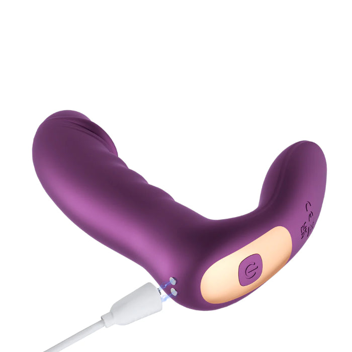 Honey Play Box Rora 2 App-Controlled Rotating Wearable Dual Stimulating Temperature Display Vibrator