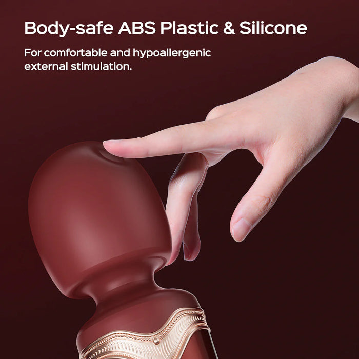 Honey Play Box Stormi Rechargeable Silicone Warming Powerful Wand Massager With Charging Case