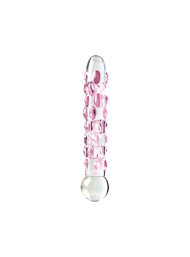 Icicles No. 7 Textured Glass Dildo