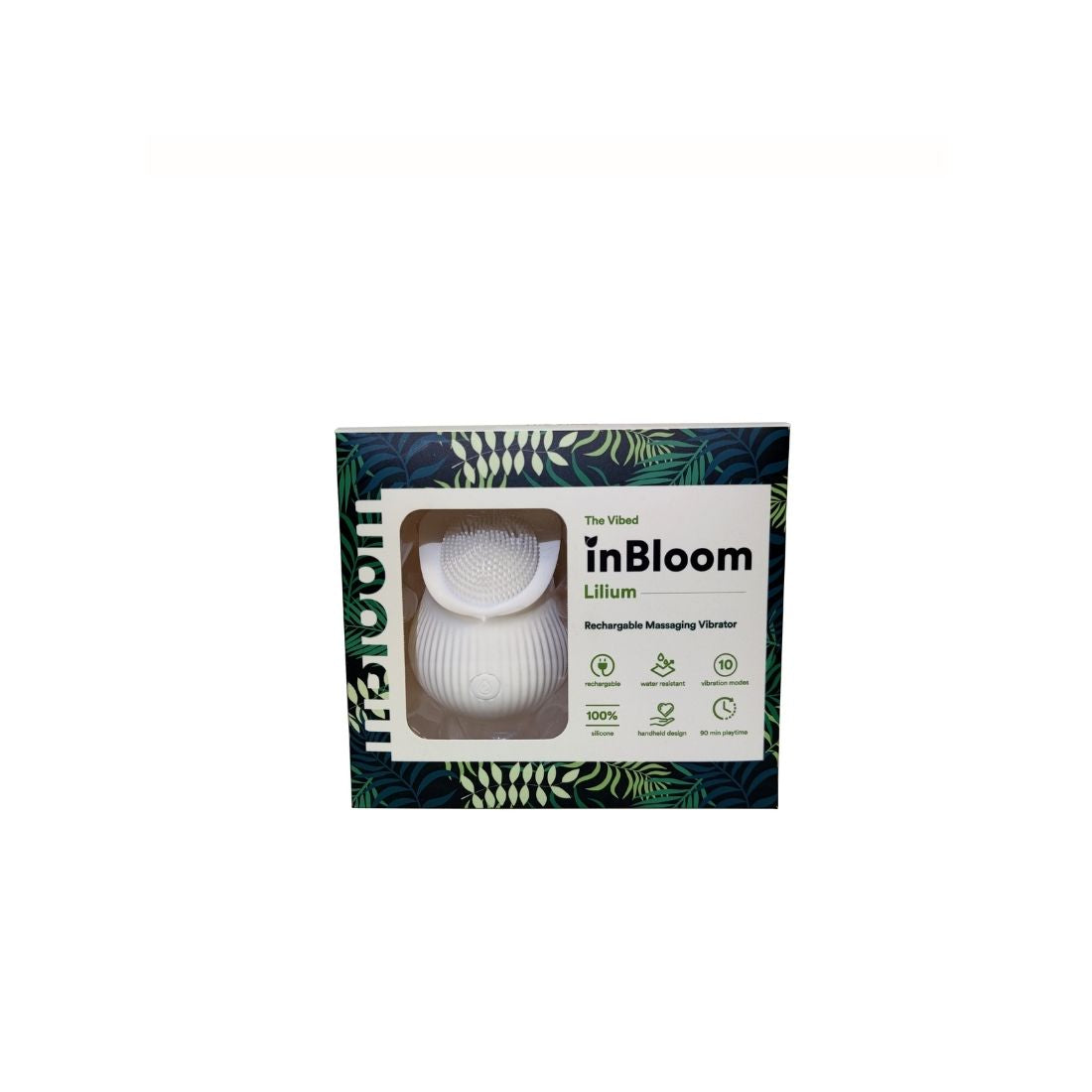 InBloom Lilium Textured Soft Touch Splash Proof Silicone Vibrator