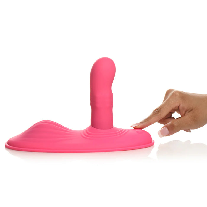Inmi Spin 'N' Grind Rechargeable Rotating And Vibrating Silicone Grinder with Remote Control