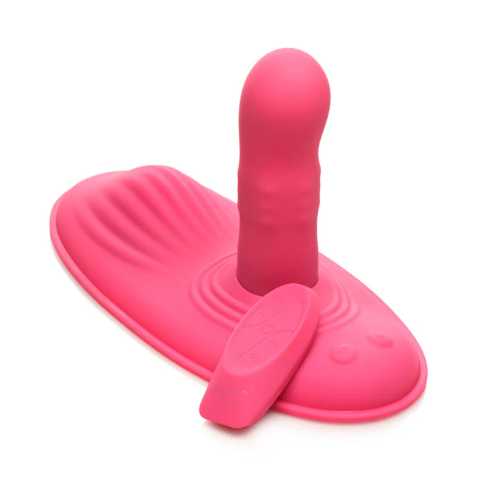Inmi Spin 'N' Grind Rechargeable Rotating And Vibrating Silicone Grinder with Remote Control