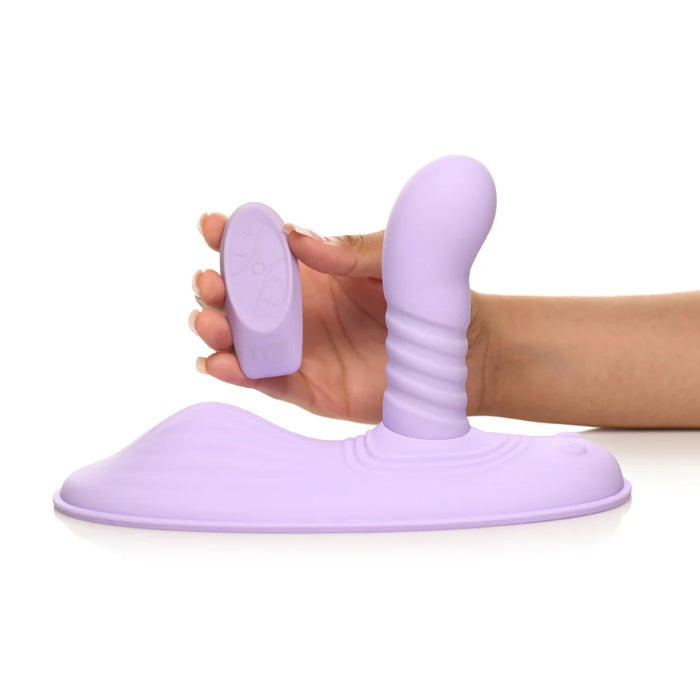 Inmi Thrust 'N' Grind Rechargeable Thrusting And Vibrating Silicone Grinder with Remote Control