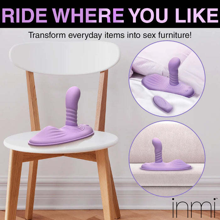Inmi Thrust 'N' Grind Rechargeable Thrusting And Vibrating Silicone Grinder with Remote Control