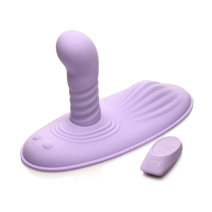 Inmi Thrust 'N' Grind Rechargeable Thrusting And Vibrating Silicone Grinder with Remote Control