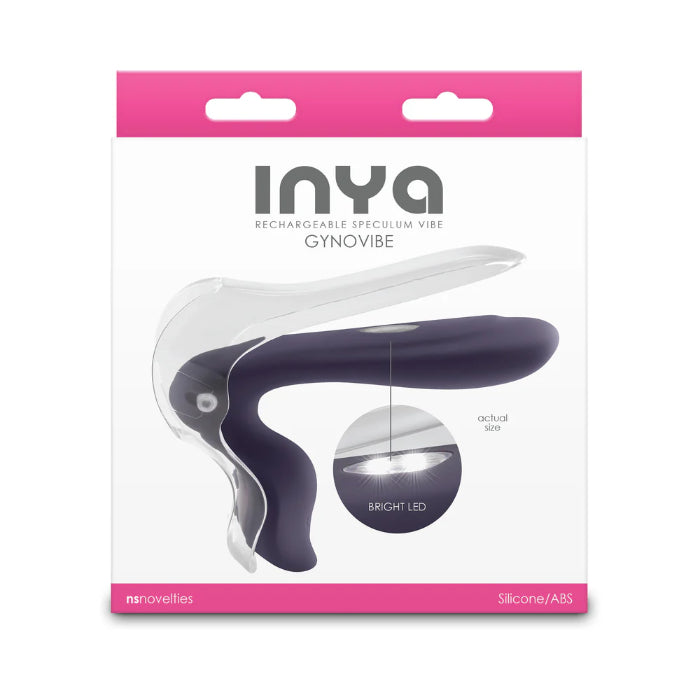 INYA Gyno Vibe Speculum Rechargeable Silicone Vibrating Vaginal Speculum With LED Light