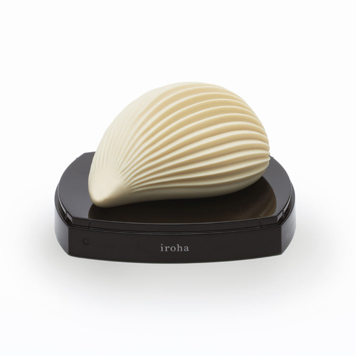 Iroha+ KUSHI Super Soft Quiet Textured Rechargeable Silicone Vibrator With Ridges