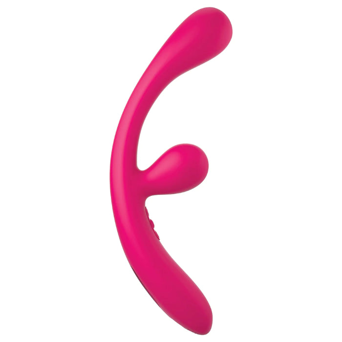 JimmyJane Reflexx Rabbit 3 Rechargeable Flexible Warming Silicone Dual Motor Rabbit Style Vibrator