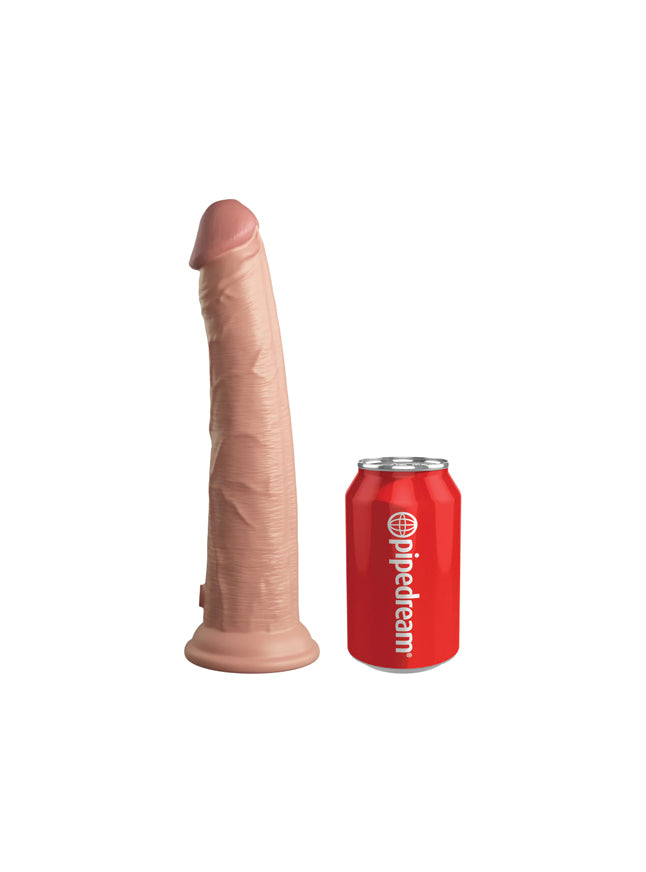 King Cock Elite Hyper Realistic Large Girthy Silicone Suction Cup Dual-Density 10" Cock