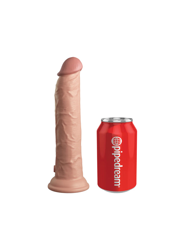 King Cock Elite Hyper Realistic Large Girthy Silicone Suction Cup Dual-Density 9" Cock