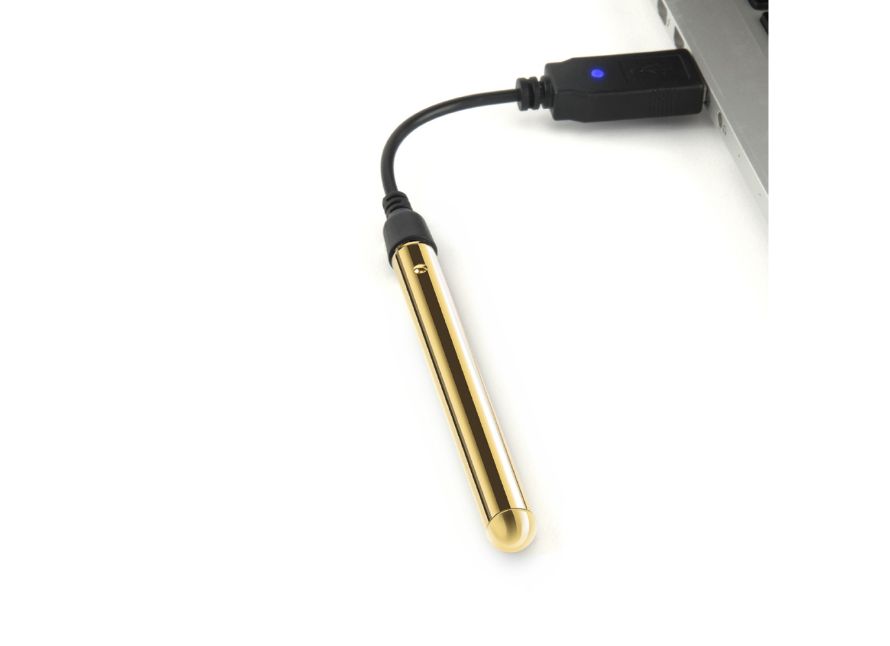 Le Wand Gold Vibrating Bullet Pendant Necklace