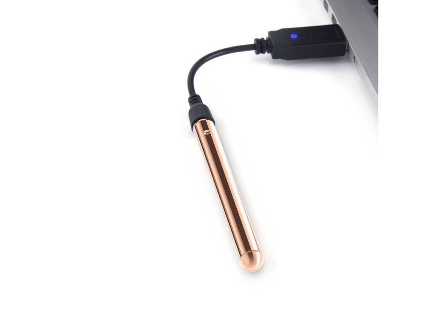Le Wand Rose Gold Vibrating Bullet Pendant Necklace