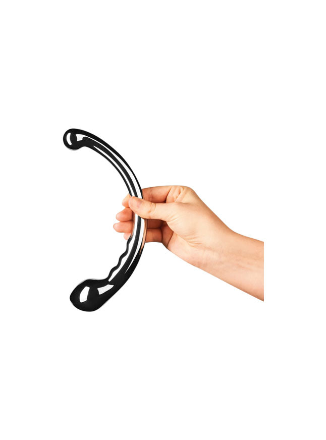 Le Wand Hoop Stainless Steel Curved Double Dildo