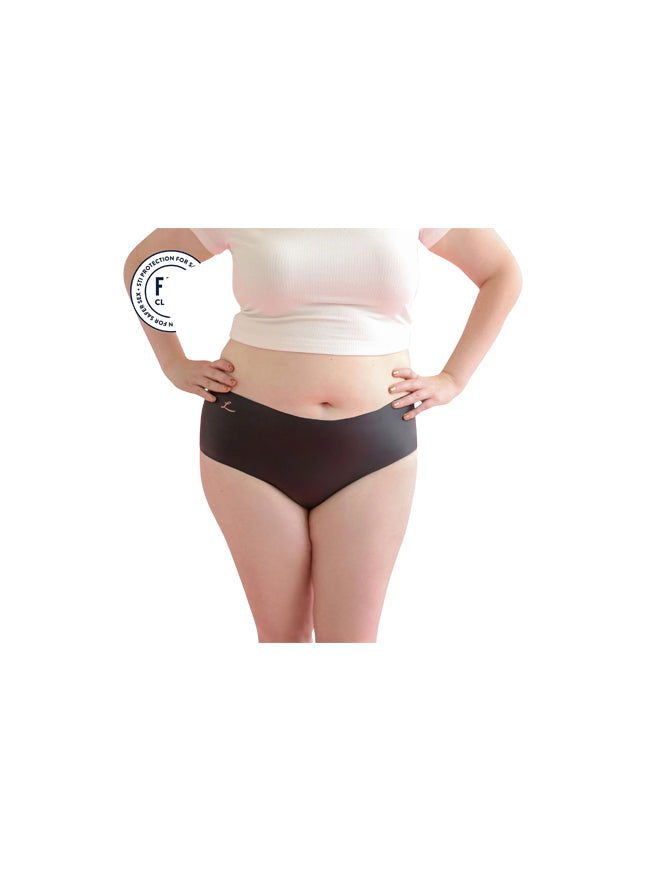 Lorals For STI Protection (FDA Approved) Oral Sex Barrier Shortie Cut Panties (Pack of 4)