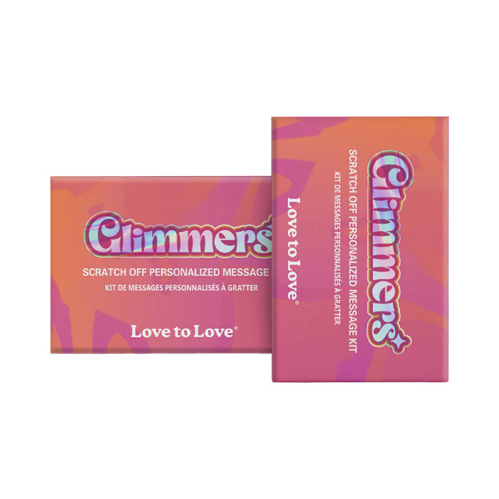 Love to Love Glimmers Scratch Off Personalized Message Kit For Lovers