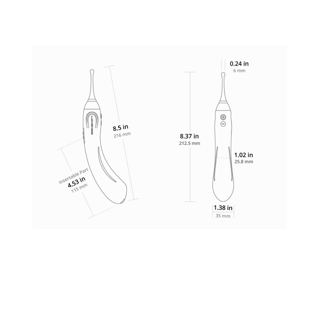 Lovense Hyphy Dual-End Clitoral and G-Spot Stimulator