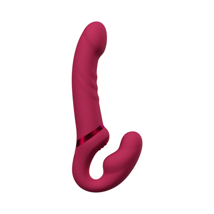 Lovense Lapis Wearable App Controlled Flexible Double-Ended Rechargeable Vibrating Strapless Dildo