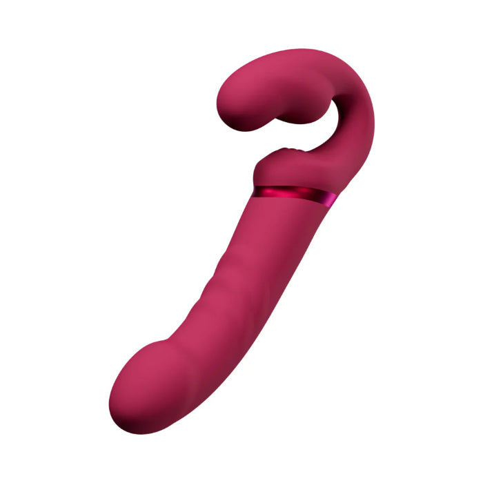 Lovense Lapis Wearable App Controlled Flexible Double-Ended Rechargeable Vibrating Strapless Dildo