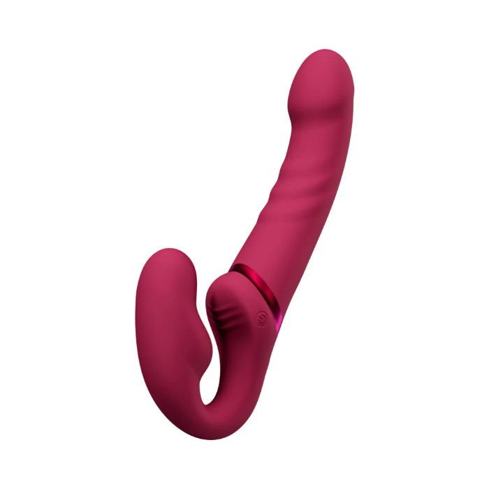 Lovense Lapis Wearable App Controlled Flexible Double-Ended Rechargeable Vibrating Strapless Dildo