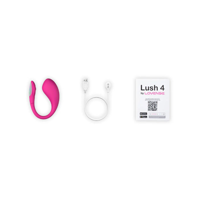 Lovense Lush 4 App-Enabled Rechargeable Wearable G-Spot Vibrator
