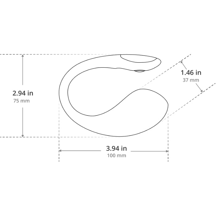 Lovense Lush 4 App-Enabled Rechargeable Wearable G-Spot Vibrator