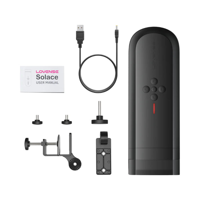 Lovense Solace App-Controlled Automatic Thrusting Rechargeable Stroker