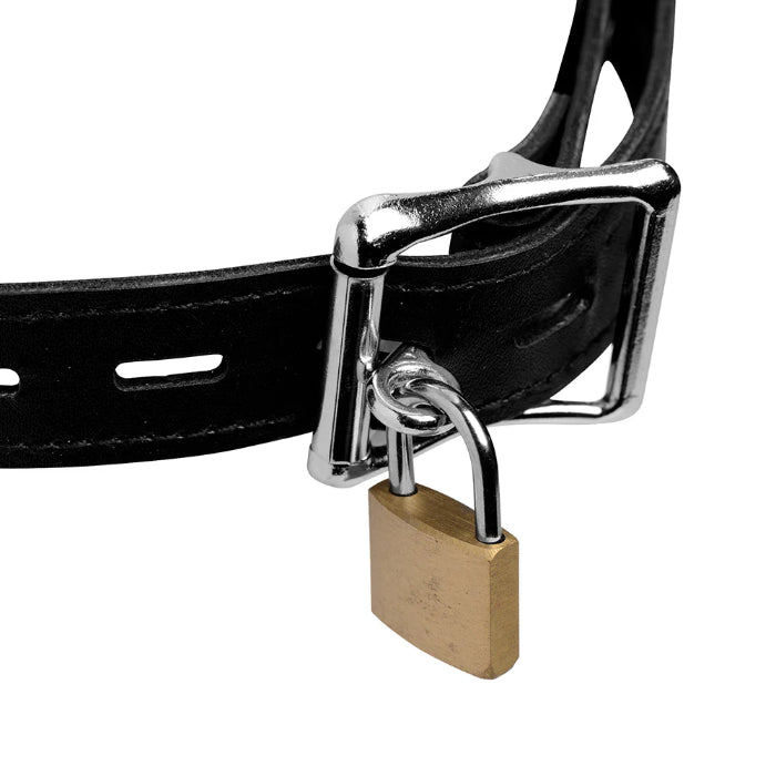 Master Series Musk Athletic Cup Lockable Muzzle