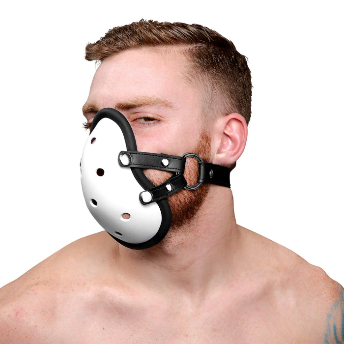Master Series Musk Athletic Cup Lockable Muzzle