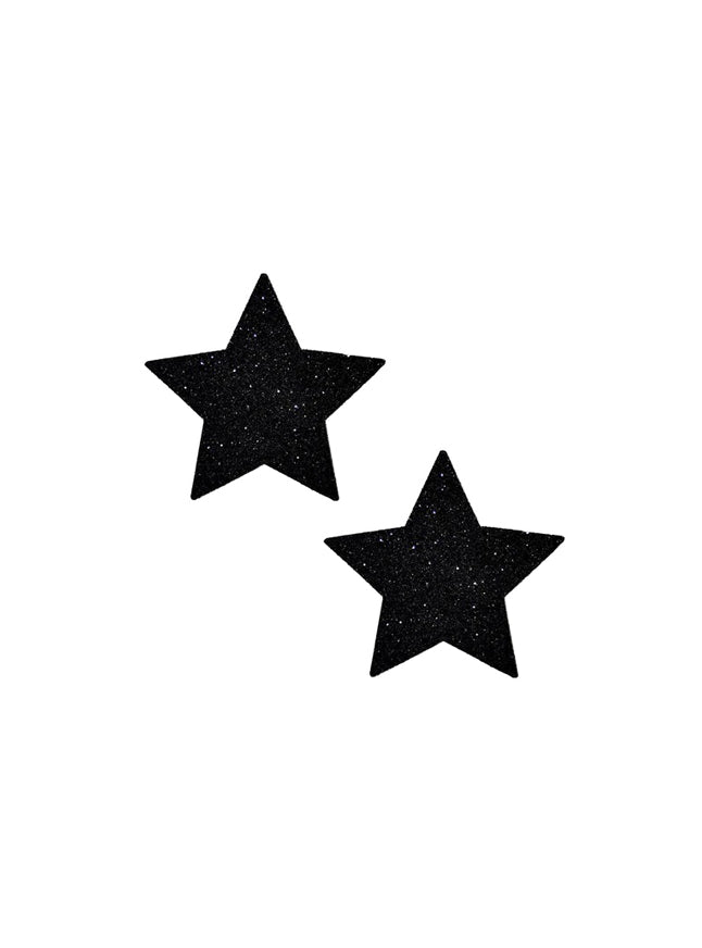 Neva Nude Black Malice Glitter Starry Nights Star Nipple Cover Pasties