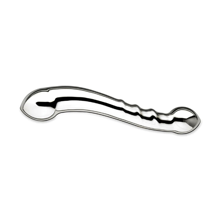 nJoy Eleven Stainless Steel Weighted Dual Ended Girthy G-Spot Dildo