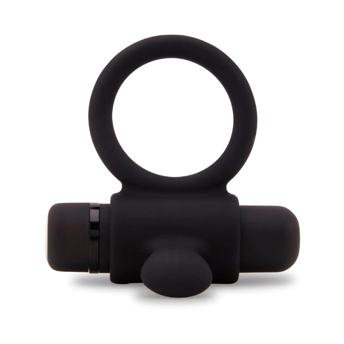 Nu Sensuelle Rechargeable Bullet Cock Ring With Flicking Tongue