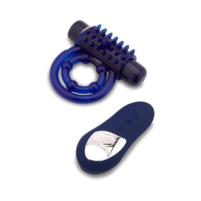 Nu Sensuelle Endure Ultra-Stretchy Waterproof Vibrating Ring With Vibrating Remote Control