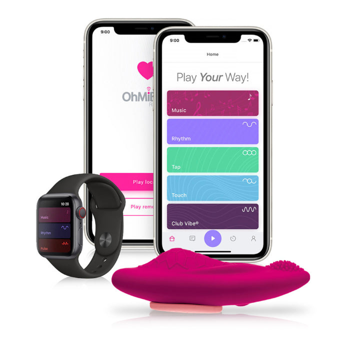 OhMiBod Foxy Bluetooth App Enabled Ergonomic Wearable Panty Vibrator